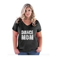 thumbnail image 1 of Women's Plus Size V-neck T-Shirt - Dance Mom, 1 of 3