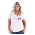 thumbnail image 1 of Women's Plus Size V-neck T-Shirt - Horses Where My Heart Is, 1 of 3