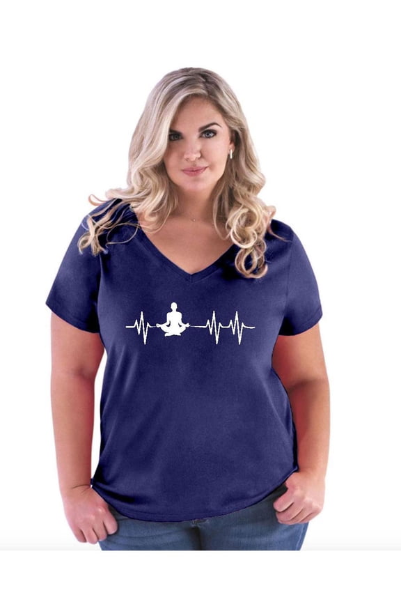 IWPF - Women's Plus Size V-neck T-Shirt - Yoga