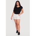 thumbnail image 1 of Women's Plus Size VIP Denim Utility Shorts, 1 of 4