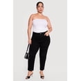 thumbnail image 1 of Women's Plus Size WAX High Waisted Distressed Mom Jeans, 1 of 4