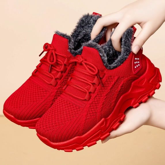 Women's Plus Size Warm Fleece Lined Boots Casual Boots For Fall & Winter Comfortable Outdoor & Indoor Wear Gift For Girls