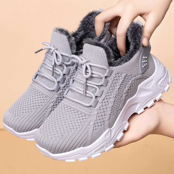 Women's Plus Size Warm Fleece Lined Boots Casual Boots For Fall & Winter Comfortable Outdoor & Indoor Wear Gift For Girls