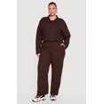 thumbnail image 1 of Women's Plus Size Wide Leg Textured Knit Pants, 1 of 4