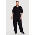thumbnail image 1 of Women's Plus Size Wide Leg Textured Knit Pants, 1 of 4
