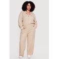 thumbnail image 1 of Women's Plus Size Wide Leg Textured Knit Pants, 1 of 4
