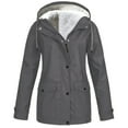 thumbnail image 1 of Women's Plus Size Winter Jacket Windproof Hooded Outdoor Hiking Coat Warm Thermal Insulated, 1 of 2