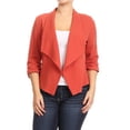 thumbnail image 1 of Women's Plus Size Women's Trendy Style Open Front Casual Blazer Jacket, 1 of 4