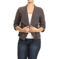 thumbnail image 1 of Women's Plus Size Women's Trendy Style Open Front Casual Blazer Jacket, 1 of 4