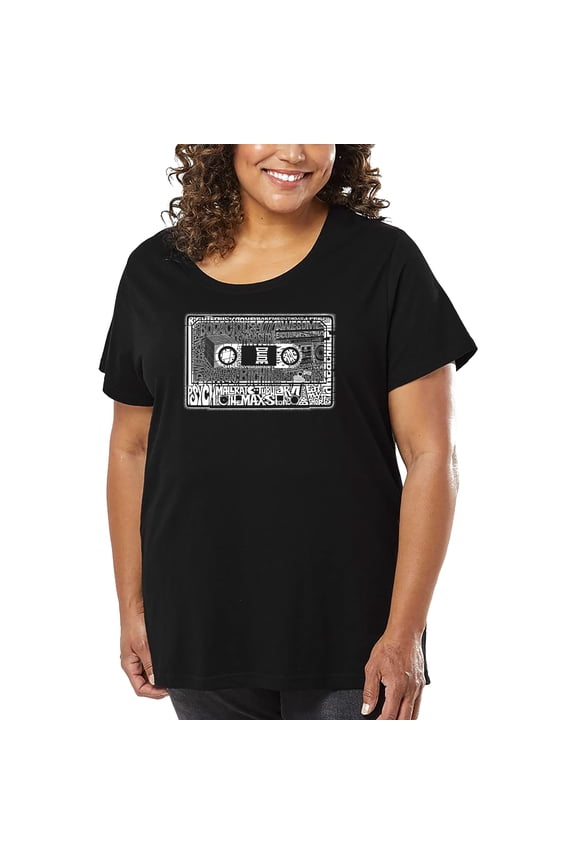 Women's Plus Size Word Art T-shirt - The 80's