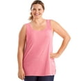 thumbnail image 1 of Women's Plus-Size X-Temp Shirred Tank, 1 of 4