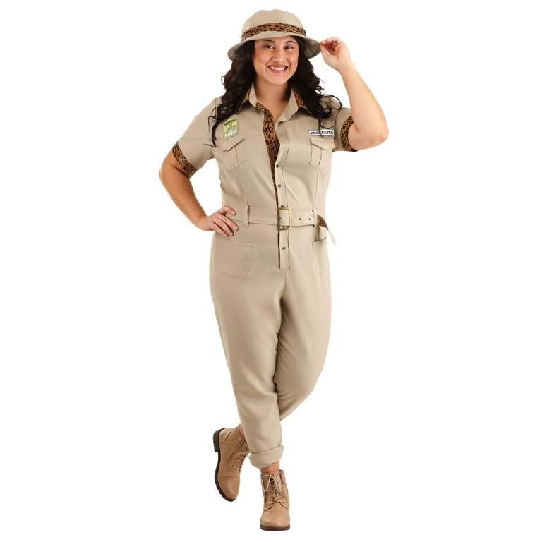 Women s Plus Size Zookeeper Costume