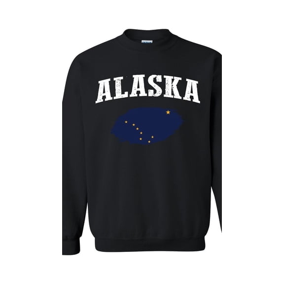 Women's Plus Sweatshirts and Hoodies - Alaska Flag