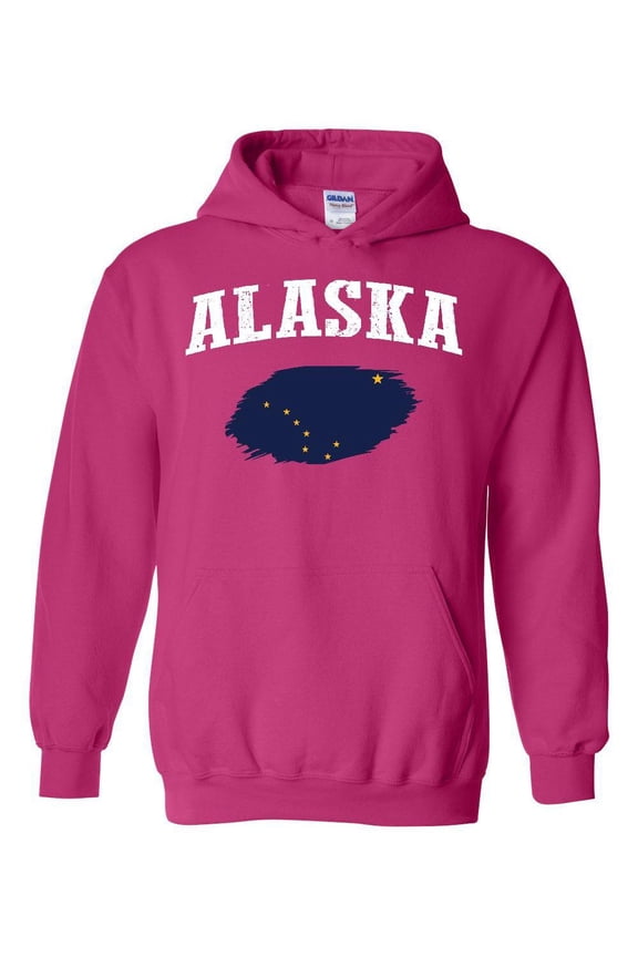 Women's Plus Sweatshirts and Hoodies - Alaska Flag