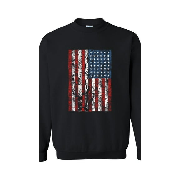 Women's Plus Sweatshirts and Hoodies - American Flag 4th of July