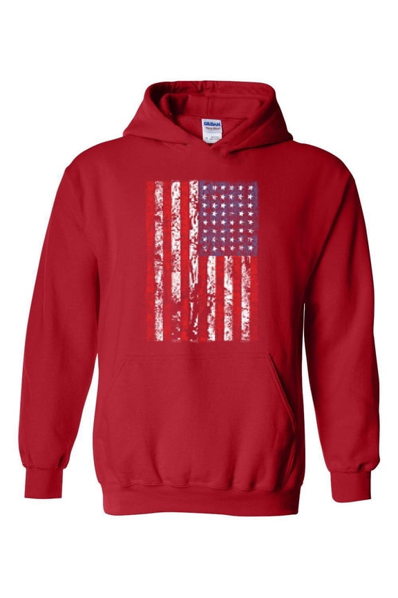 Women's Plus Sweatshirts and Hoodies - American Flag 4th of July