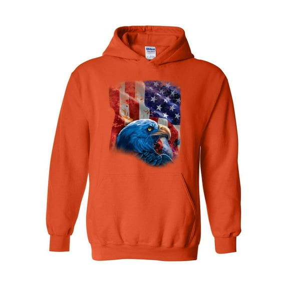 Women's Plus Sweatshirts and Hoodies - American Flag 4th of July