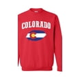 thumbnail image 1 of Women's Plus Sweatshirts and Hoodies - Colorado Flag, 1 of 5