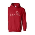 thumbnail image 1 of Women's Plus Sweatshirts and Hoodies - Deer Heartbeat, 1 of 5