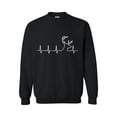 thumbnail image 1 of Women's Plus Sweatshirts and Hoodies - Deer Heartbeat, 1 of 5
