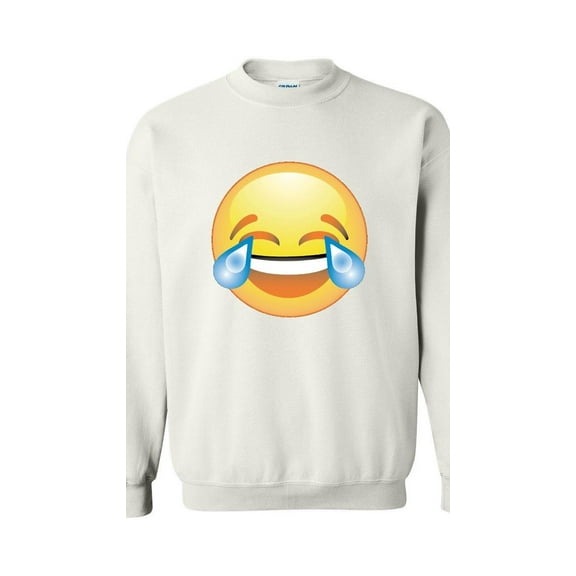 Women's Plus Sweatshirts and Hoodies - Emoji Laughing Tears