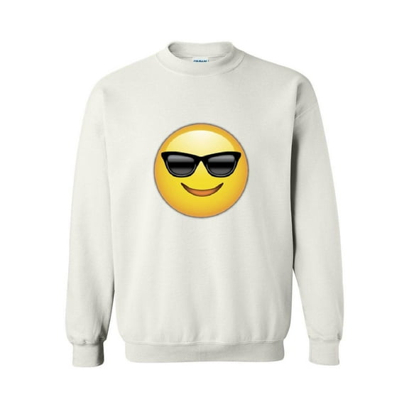 Women's Plus Sweatshirts and Hoodies - Emoji with Sunglasses