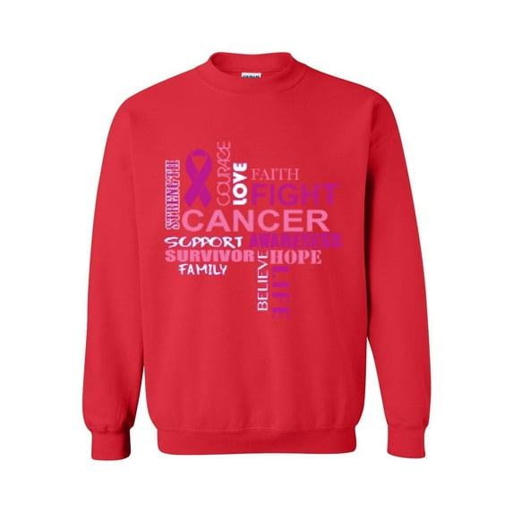 Women's Plus Sweatshirts and Hoodies - Fight Breast Cancer