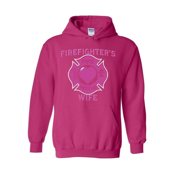Women's Plus Sweatshirts and Hoodies - Firefighter`s Wife
