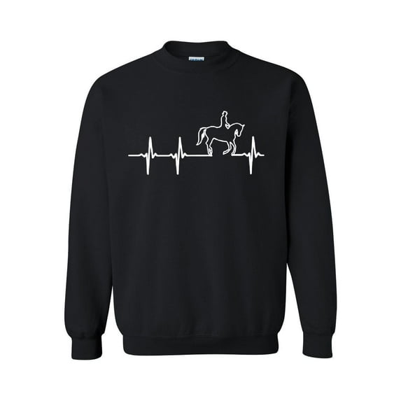 Women's Plus Sweatshirts and Hoodies - Heartbeat Horses
