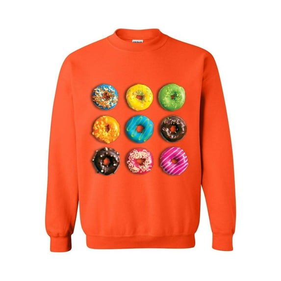 Women's Plus Sweatshirts and Hoodies - Love Food Donuts Doughnuts