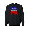 thumbnail image 1 of Women's Plus Sweatshirts and Hoodies - Republican Elephant, 1 of 5