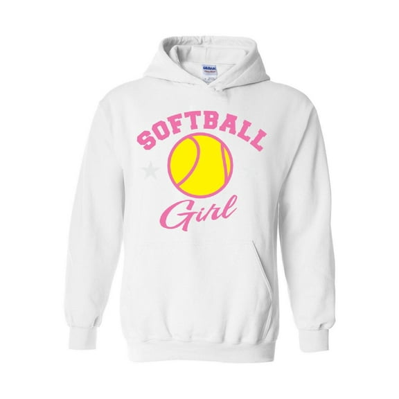 Women's Plus Sweatshirts and Hoodies - Softball Girl