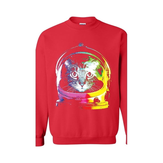 Women's Plus Sweatshirts and Hoodies - Space Cat