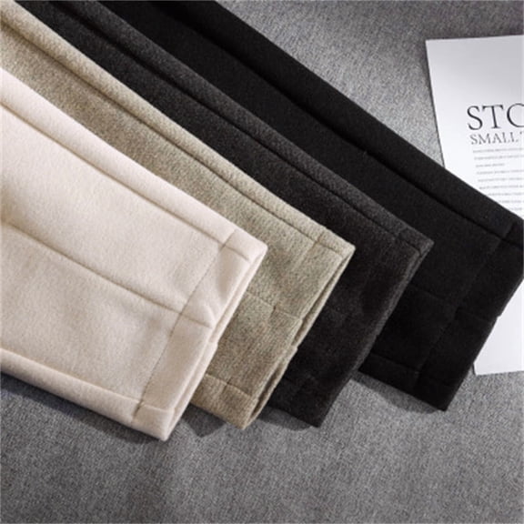 Women's Plus Velvet High Waist Casual Wide-leg Harem Pants 1773656642786721