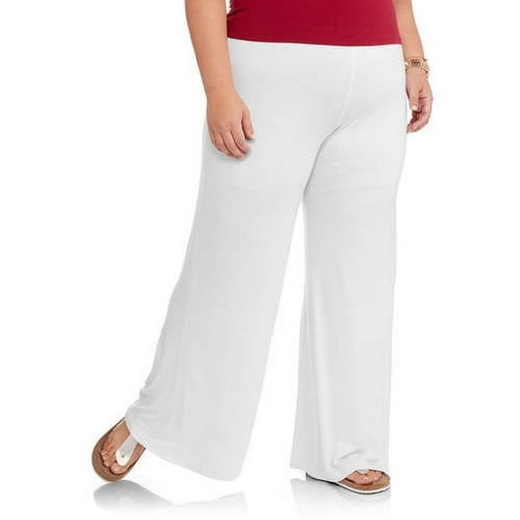 Women's Plus Wide-Leg Palazzo Pants