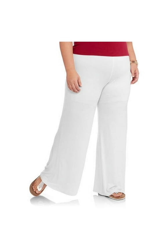 Women's Plus Wide-Leg Palazzo Pants