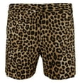 thumbnail image 1 of Women's  Plus size Animal Print Chino Shorts-Dark Camel-24W, 1 of 4
