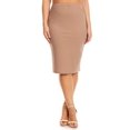 thumbnail image 1 of Women's Plus size Trendy Style Solid Pencil Skirt, 1 of 5