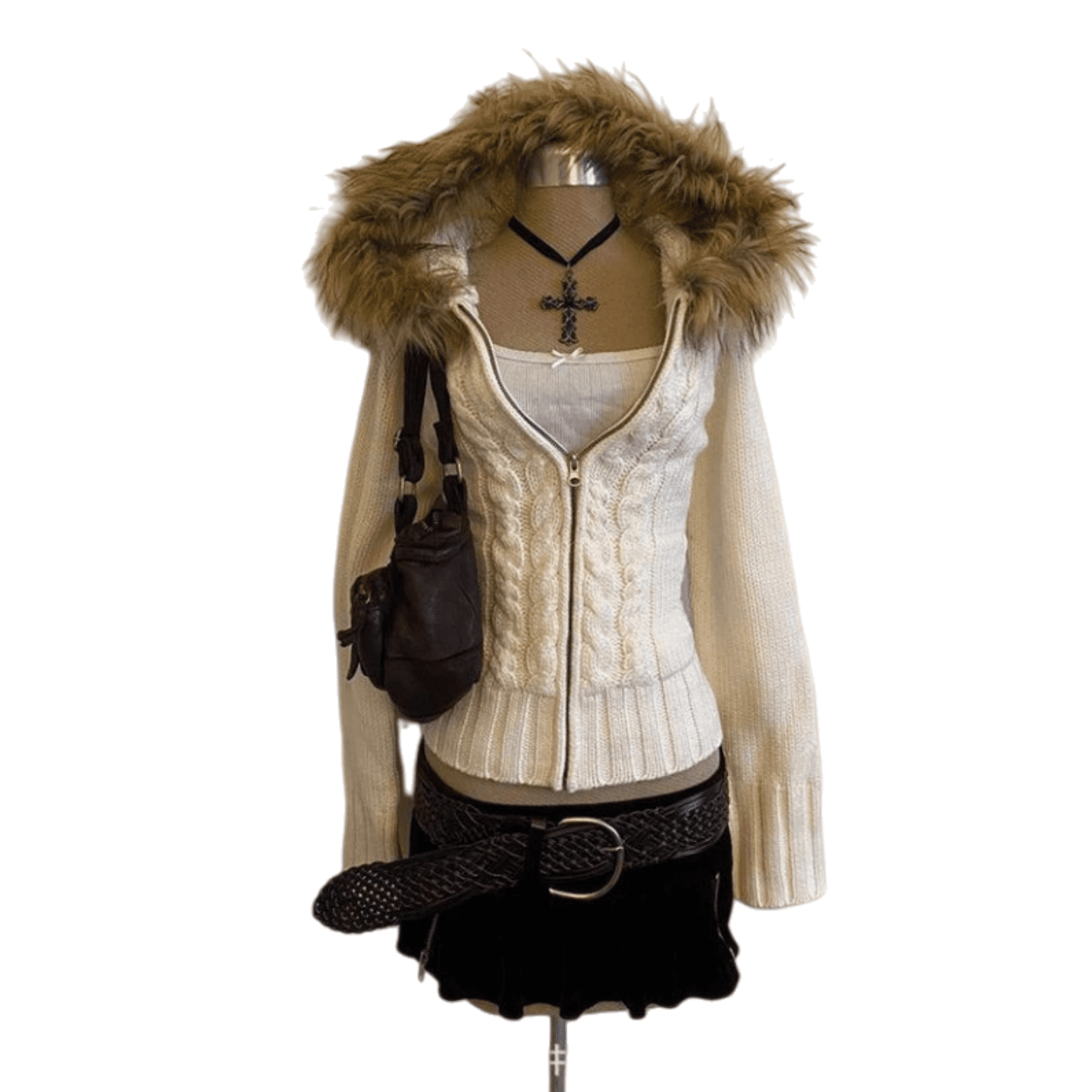 Women’s Plush Fleece Hooded Zip-Up Jacket, Thick Warm Winter Cozy Fur-Lined Hoodie Coat, Soft Fluffy Outerwear Top for Cold-Weather Daily Wear, Casual Comfortable Fashion Jacket
