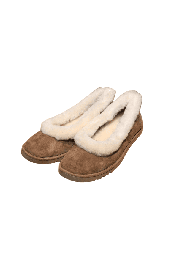 Women’s Plush-Lined Slip-On Winter Shoes, Soft Suede-Feel Upper, Warm Fleece Interior, Anti-Slip Outdoor Rubber Sole, Cozy Lightweight Walking Loafers, Cold-Weather Casual Comfort Footwear