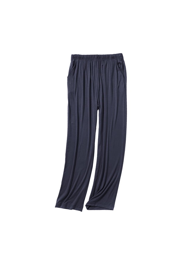 Women's Plush Lounge Pants with Elastic Waistband, Soft Sleepwear for Home Wear, Comfortable Relaxed Fit Sleep Pants, Cozy Thermal Pajama Bottoms for Indoor Relaxation, Warm House Pants for Women