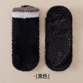 thumbnail image 1 of Women's Plush Sherpa Lined Socks, Anti-Slip Grips for Safety on Slippery Surfaces US 6 to 11, 1 of 5