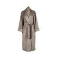 thumbnail image 1 of Women's Plush Velour Bathrobe, Soft Warm Loungewear, Full-Length, Large, Gray, 1 of 10