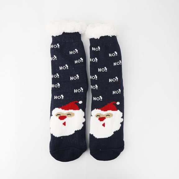 Women's Plush Winter Socks, Thermal Lined with Anti-Slip Dots, A Thoughtful Gift Idea US 6 to 11