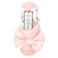 thumbnail image 1 of Women's Plush and Cozy Slide House Slippers, Warm Luxury, Light Pink/Light Pink Bow, 1 of 3