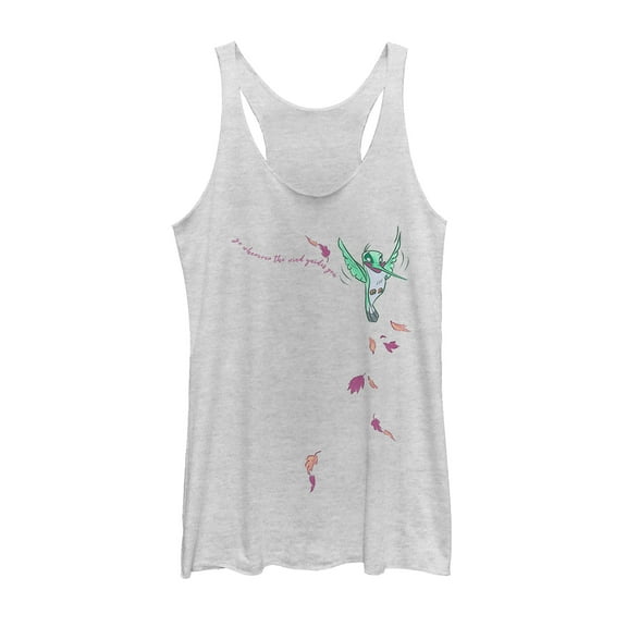 Women's Pocahontas Flit Guide Racerback Tank Top White Heather Small