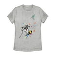 thumbnail image 1 of Women's Pocahontas Meeko & Flit Game  Graphic Tee Athletic Heather Small, 1 of 3
