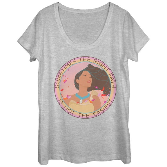 Women's Pocahontas Right Path Scoop Neck Athletic Heather X Large