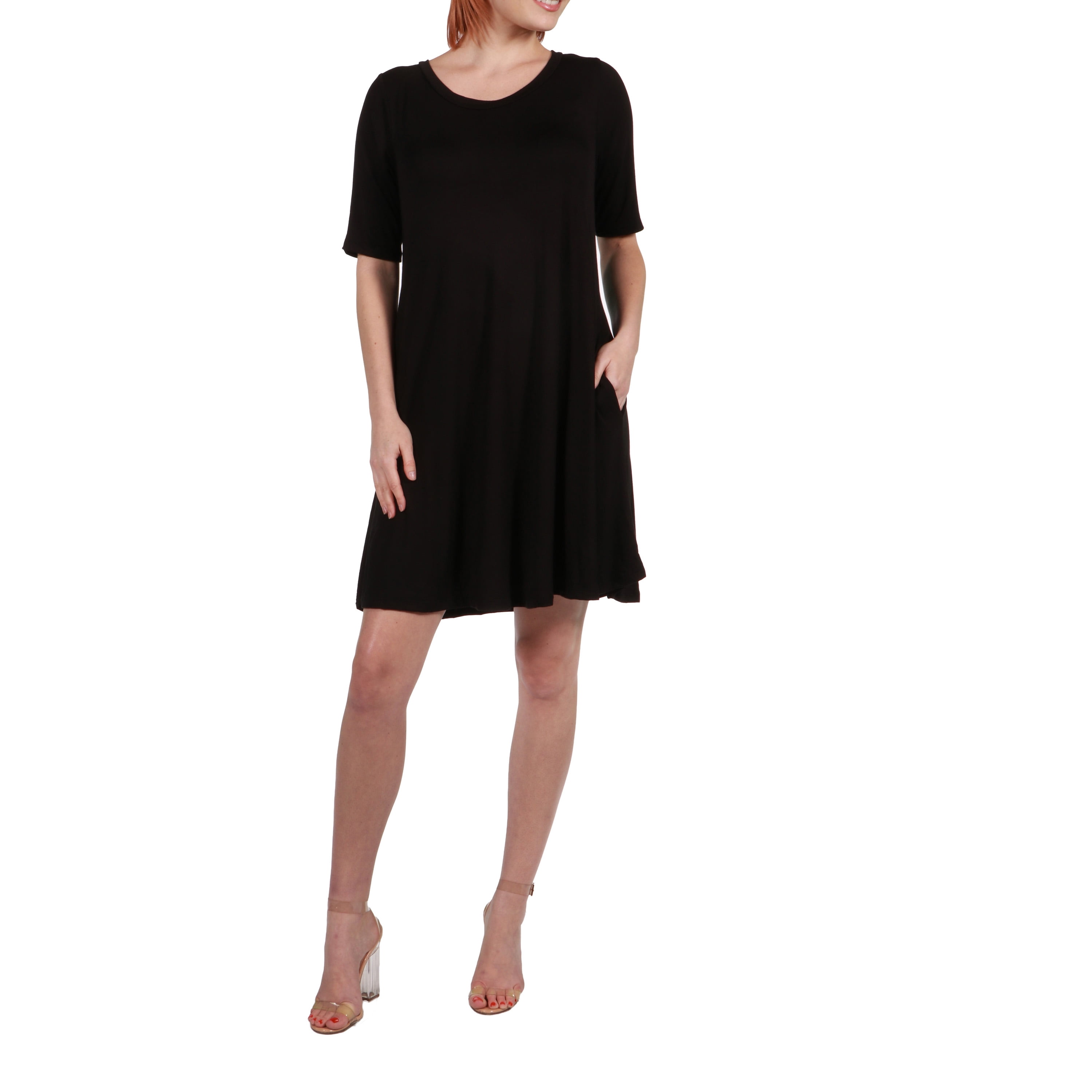 Women's Pocket Mini Dress - Walmart.com