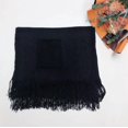 thumbnail image 1 of Women‘s Pocket Poncho Cape, Open-Front Knit Shawl Wrap Scarf, 90x140cm,90*140cm,black, 1 of 13